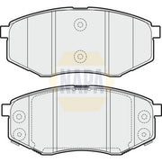 NAPA Front Brake Vented Discs & Pads fits Hyundai Sonata VI 2011-2014 2.0