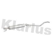 Klarius Box With Centre Pipe Centre fits Opel Astra H 2004-2010 1.6 1.8