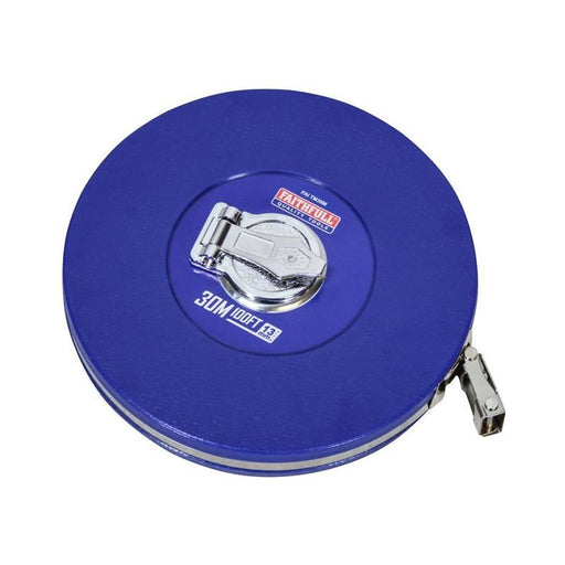 Faithfull Rounded Long Tape 30m/100ft (Width 13mm) Faithfull - Dynamic Drive