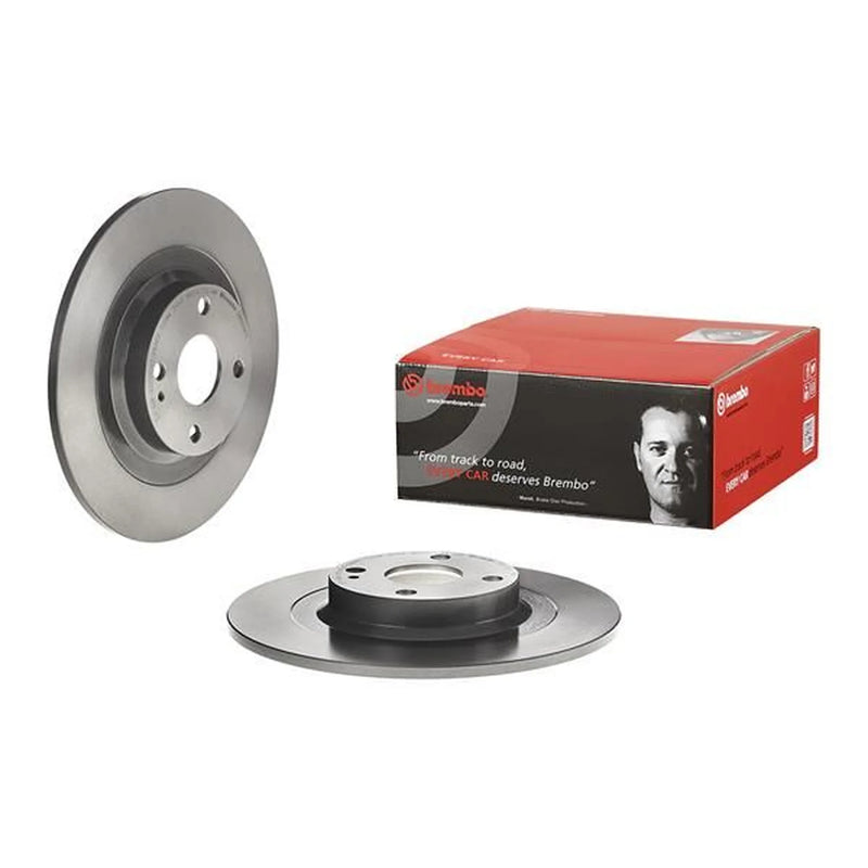 Brembo 2 x Solid Rear Brake Discs 08.D226.11-x2