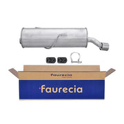 Hella End Silencer Rear fits Peugeot 206 1998-2012 1.4 1.6