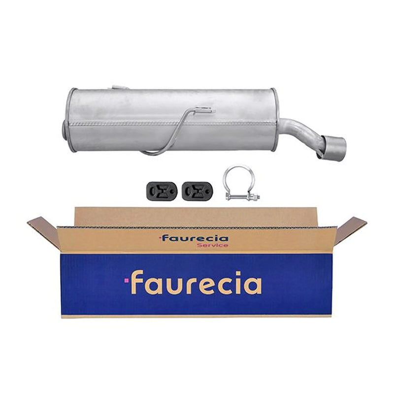 Hella End Silencer Rear fits Peugeot 206 1998-2012 1.4 1.6