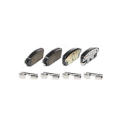 Brembo 4 x Rear Brake Pad Set fits Chevrolet Aveo 2013 on 1.4