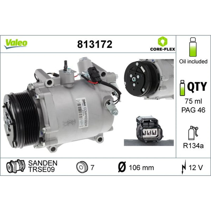 Valeo Air Conditioning Compressor 813172