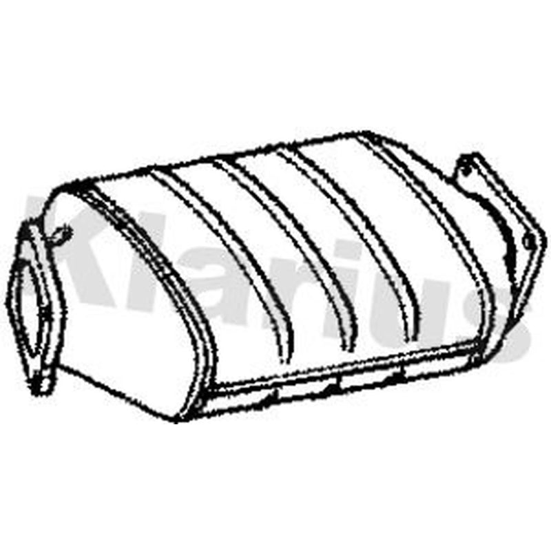 Klarius Diesel Particulate Filter Non T/A Centre fits BMW 5 2005-2009