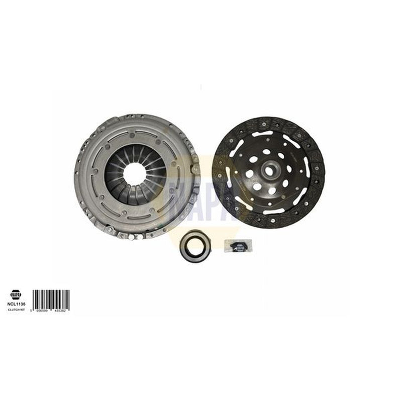 NAPA Clutch Kit Set 3pc fits Audi A3 2003-2013 1.6 1.9 2.0