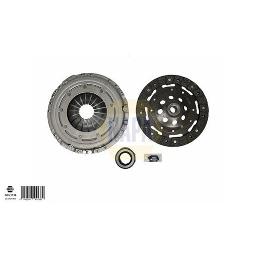 NAPA Clutch Kit Set 3pc fits Audi A3 2003-2013 1.6 1.9 2.0