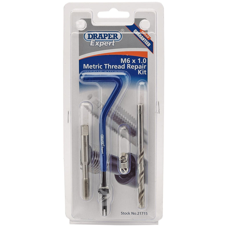 Draper Metric Thread Repair Kit, M6 x 1.0 21715 Draper - Dynamic Drive
