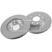 Borg & Beck Front Brake Vented Discs & Pads fits Chevrolet Kalos 2005 on 1.4