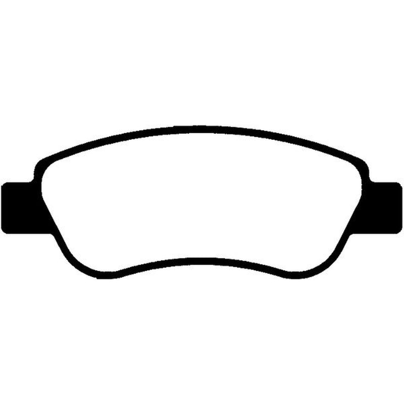 Abtex Front Brake Pad Set fits Citroën C1 2005-2014 1.0 1.4