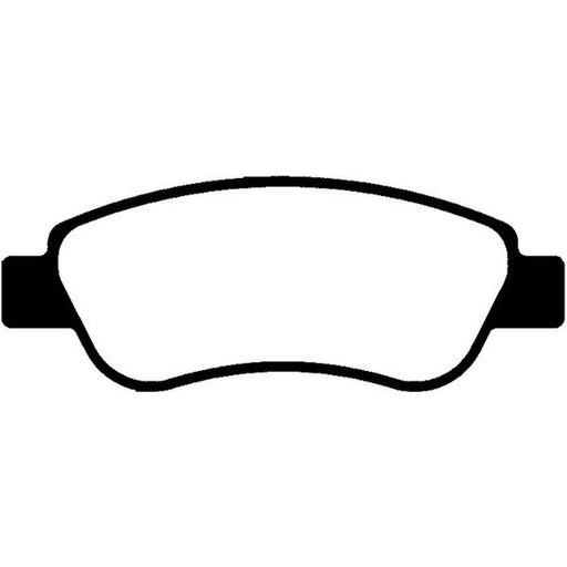 Abtex Front Brake Pad Set fits Citroën C1 2005-2014 1.0 1.4