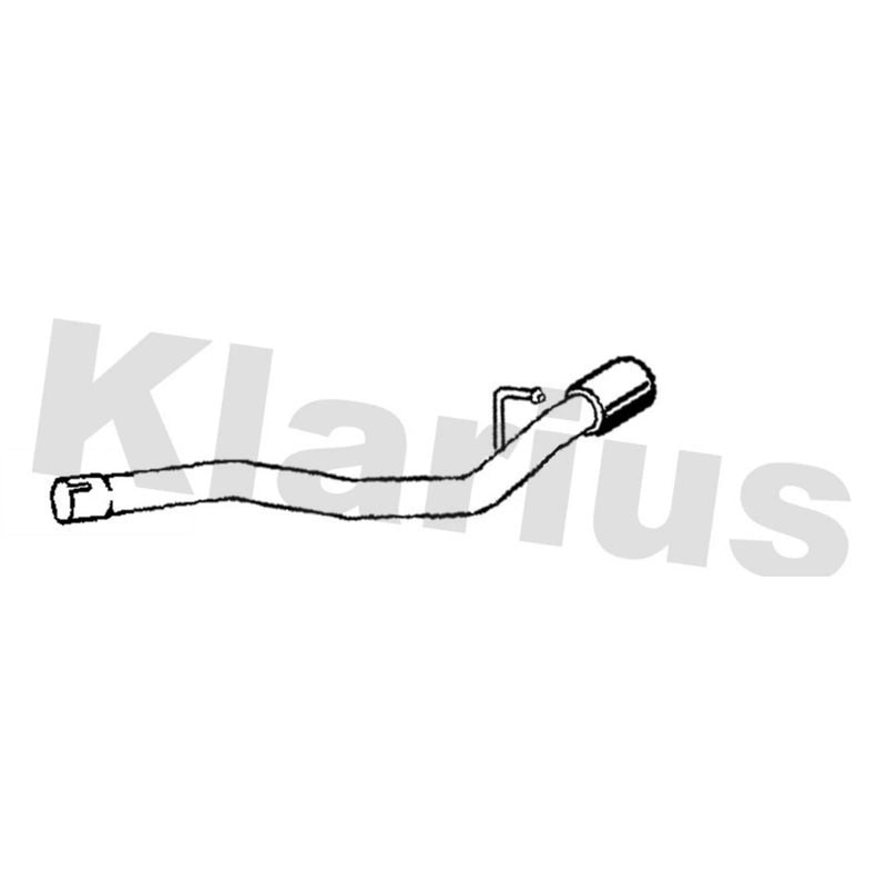 Klarius Trim Rear fits Volvo C30 2006-2012 1.6 1.8 2.0