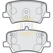 NAPA Rear Brake Solid Discs & Pads fits Volvo XC40 2018-2022