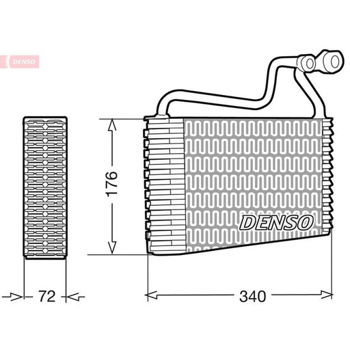 Denso Air Conditioning Evaporator