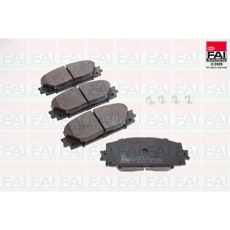 FAI Front Brake Pad Set fits Lexus Ct 2011 on