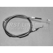 First Line Handbrake Cable Left Rear fits Volvo 440 1988-1996 1.7