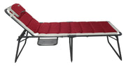 Quest Bordeaux Pro Lounge Sun Bed with side table Quest - Dynamic Drive