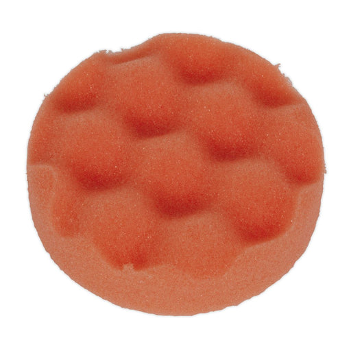 Sealey Buffing & Polishing Foam Head Hook-and-Loop80 x 25mm Orange/Firm Sealey - Dynamic Drive
