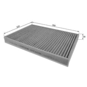 Comline Service Kit with Air, Oil & Cabin Filters fits Audi A6 C8 2019 on