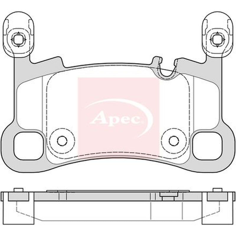 Apec Front & Rear Pads fits Porsche Cayenne 2017-2023 3.0