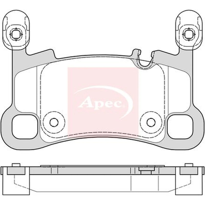 Apec Rear Brake Pad Set PAD2276