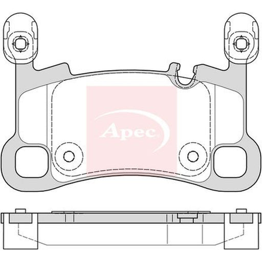 Apec Front & Rear Pads fits Porsche Cayenne 2017-2023 3.0