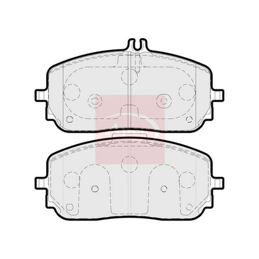 Apec Front Brake Pad Set PAD2245