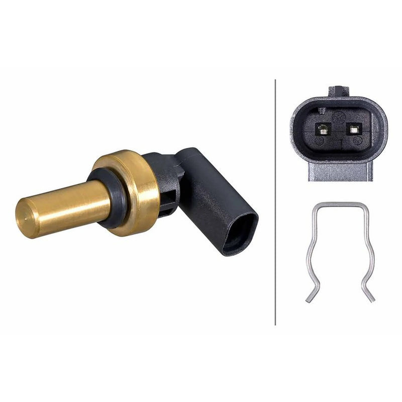 Hella Coolant Temperature Sensor Lower fits Opel Adam 2014-2018 1.0