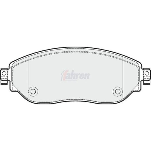 Fahren Front Brake Pad Set FBP3382