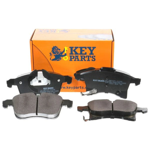 Key Parts 4 x Front Brake Pad Set fits Opel Adam 2014-2019 1.4