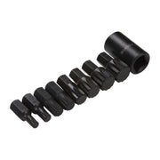 Bluespot Tools 1/2in Impact Spline Bit Set, 9 Piece BlueSpot Tools - Dynamic Drive