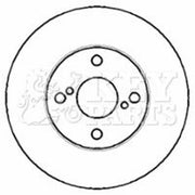 Key Parts Front Brake Discs & Pads fits Toyota Corolla 2001-2008 1.4 1.6 1.8