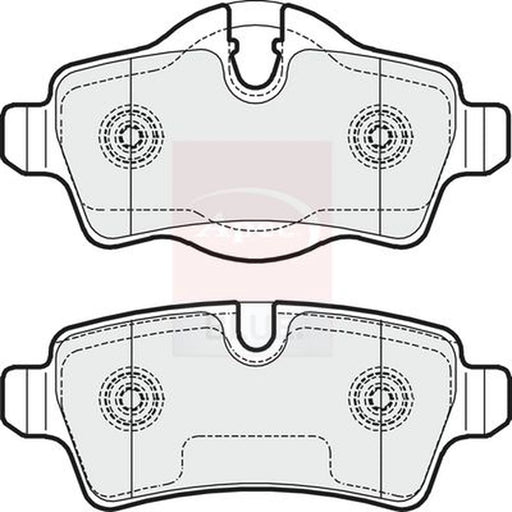 Apec Rear Brake Pad Set PD3240