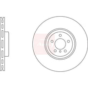 Apec Front Brake Vented Discs & Pads fits BMW X5 2013-2018