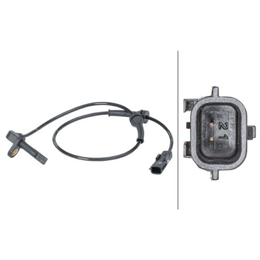 Hella ABS Wheel Speed Sensor Rear fits Nissan Interstar 2021-2024