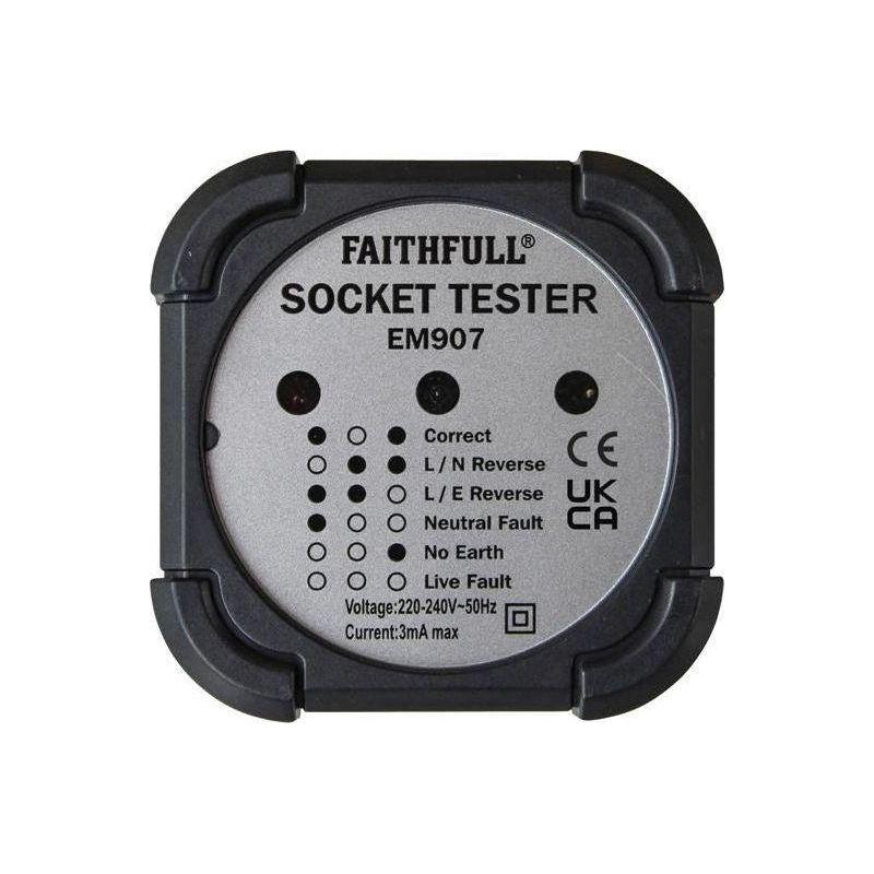 Faithfull Socket Polarity Tester Faithfull - NN4 Online