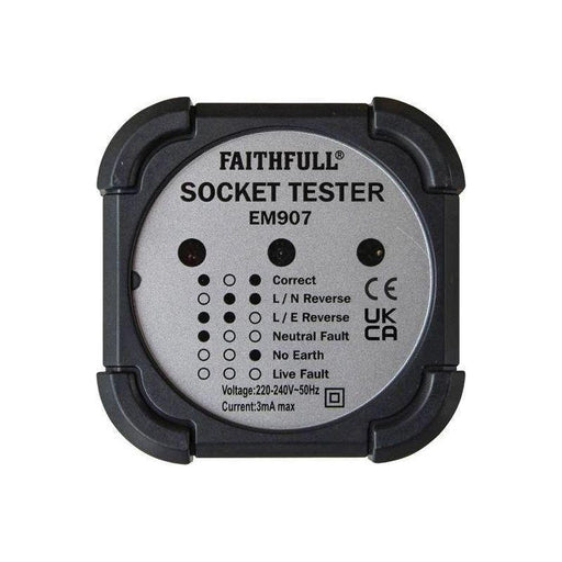 Faithfull Socket Polarity Tester Faithfull - NN4 Online
