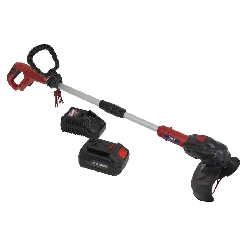 Sealey Strimmer Cordless 20V SV20 Series with 4Ah Battery & Charger CS20VCOMBO4 Sealey - Dynamic Drive