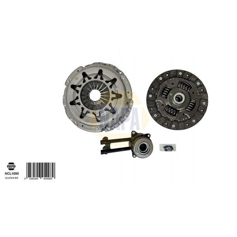 NAPA Clutch Kit Set 3pc fits Ford Fiesta VI 2008-2017 1.4