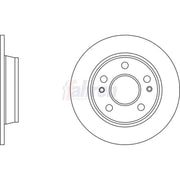Fahren Front & Rear Brake Discs & Pads fits Kia Soul II 2014-2018 1.6