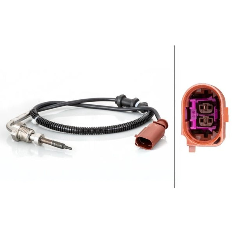 Hella Exhaust Gas Temperature Sensor before soot particulate filter fits Audi A1