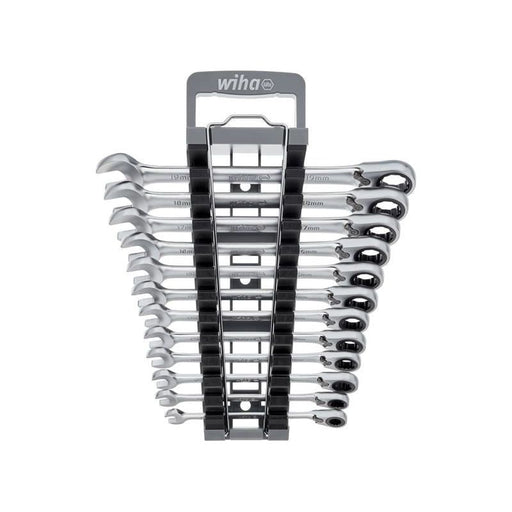 Wiha Ring Ratchet Spanner Set, 12 Piece Wiha - Dynamic Drive