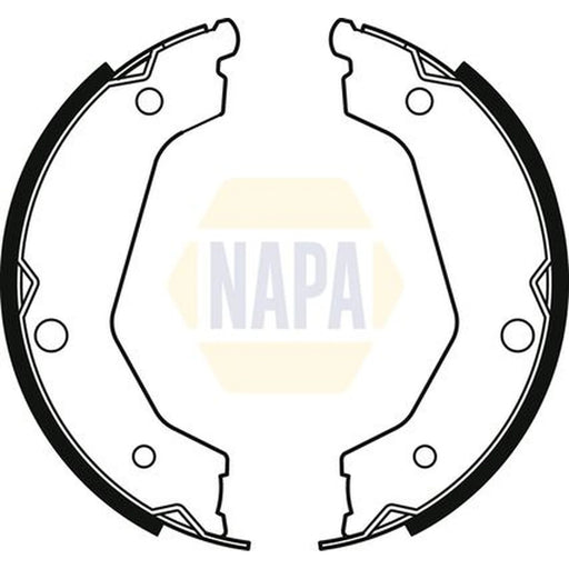 NAPA Parking Brake Shoe Set NBS5053