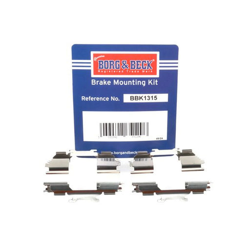 Borg & Beck Front Brake Pad Accessory Fitting Kit Fr BBK1315