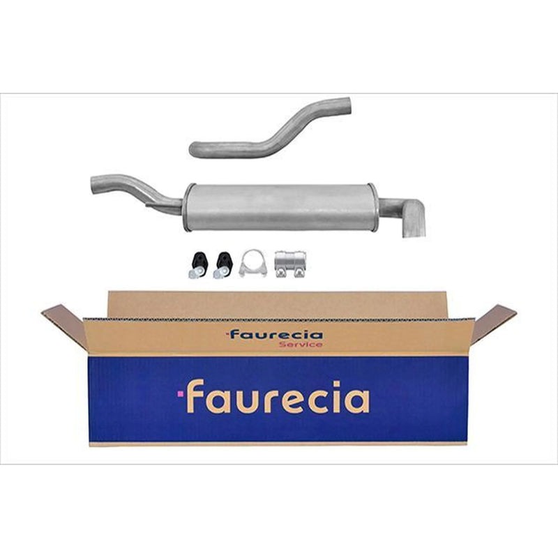Hella End Silencer Rear fits Seat Ibiza 1993-2002 1.0 1.4 1.9
