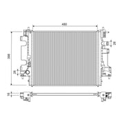 Valeo Engine Radiator 701194
