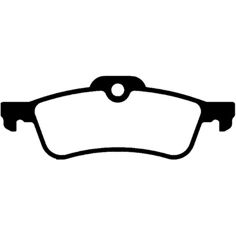 Abtex Rear Brake Pad Set fits Honda Civic IX 2012-2016 1.4 1.6 1.8 2.0 2.2