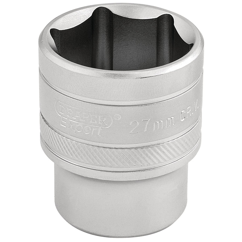 Draper 6 Point Metric Socket, 1/2" Sq. Dr., 27mm 16618 Draper - Dynamic Drive