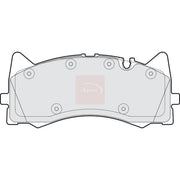 Apec Front Brake Pad Set fits Mercedes-Benz AMG GT 2017-2021 190.377