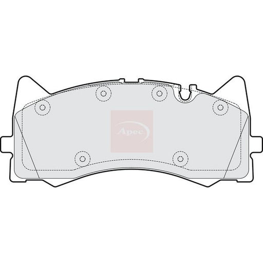 Apec Front Brake Pad Set fits Mercedes-Benz AMG GT 2017-2021 190.377